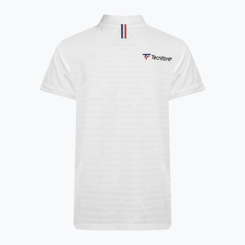 Tecnifibre Kinder-Tennisshirt Polo weiß 22F3VE F3 2