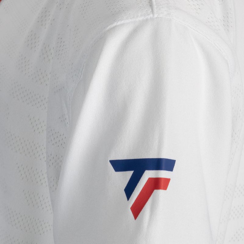 Tecnifibre Kinder-Tennisshirt Polo weiß 22F3VE F3 5