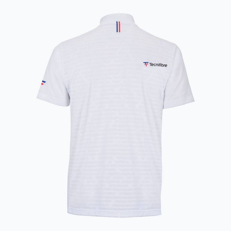 Tecnifibre Kinder-Tennisshirt Polo weiß 22F3VE F3 7