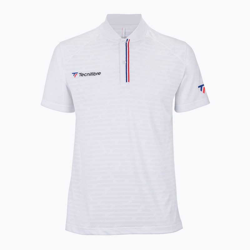Herren-Tennisshirt Tecnifibre Polo weiß 22F3VE F3