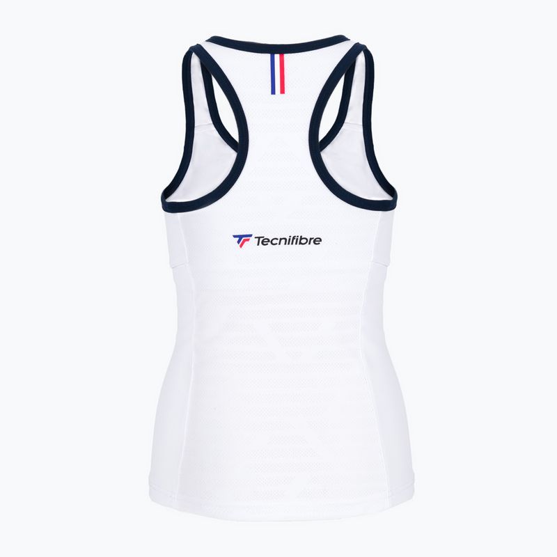 Tecnifibre Kinder-Tennisshirt Tank weiß 22LAF3 F3 2