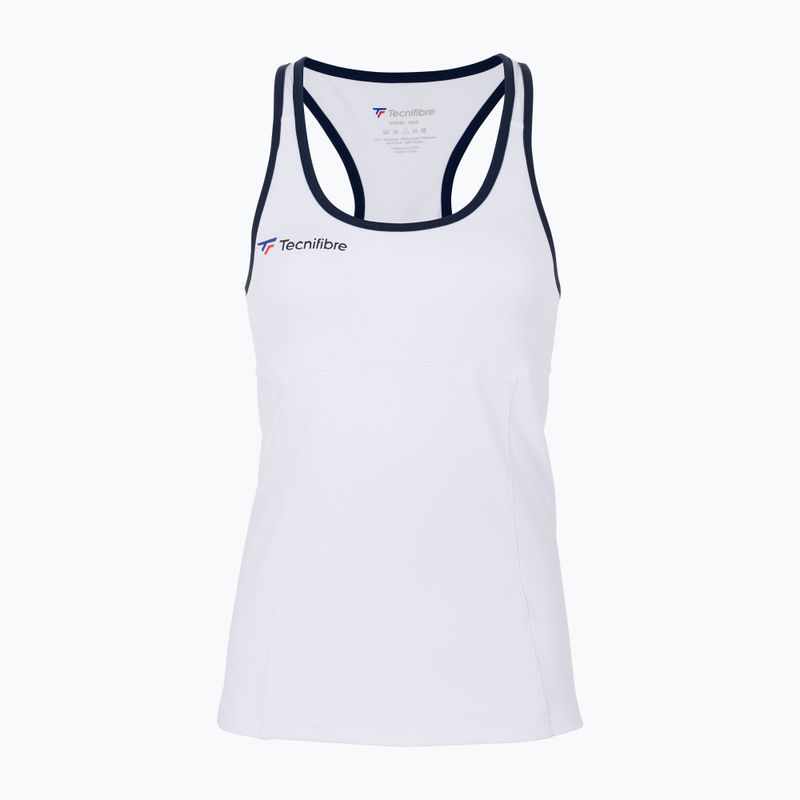 Damen-Tennisshirt Tecnifibre Tank weiß 22LAF3 F3