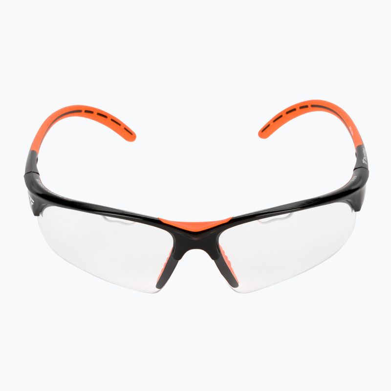 Tecnifibre Squash-Schutzbrille schwarz und orange 54SQGLBK21 3