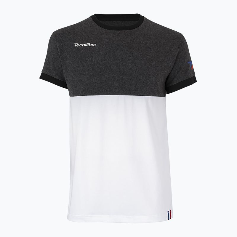 Tecnifibre Stretch weiß und schwarz Kinder-Tennisshirt 22F1ST F1 6