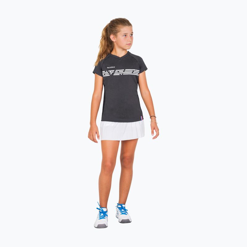 Tecnifibre Kinder-Tennisshirt Airmesh schwarz 22LAF2 F2 8