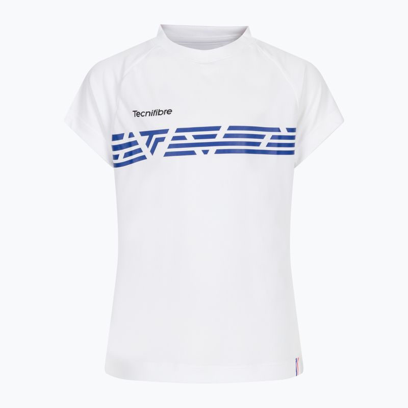 Tecnifibre F2 Airmesh Kinder-Tennisshirt weiß 22LAF2RO0B