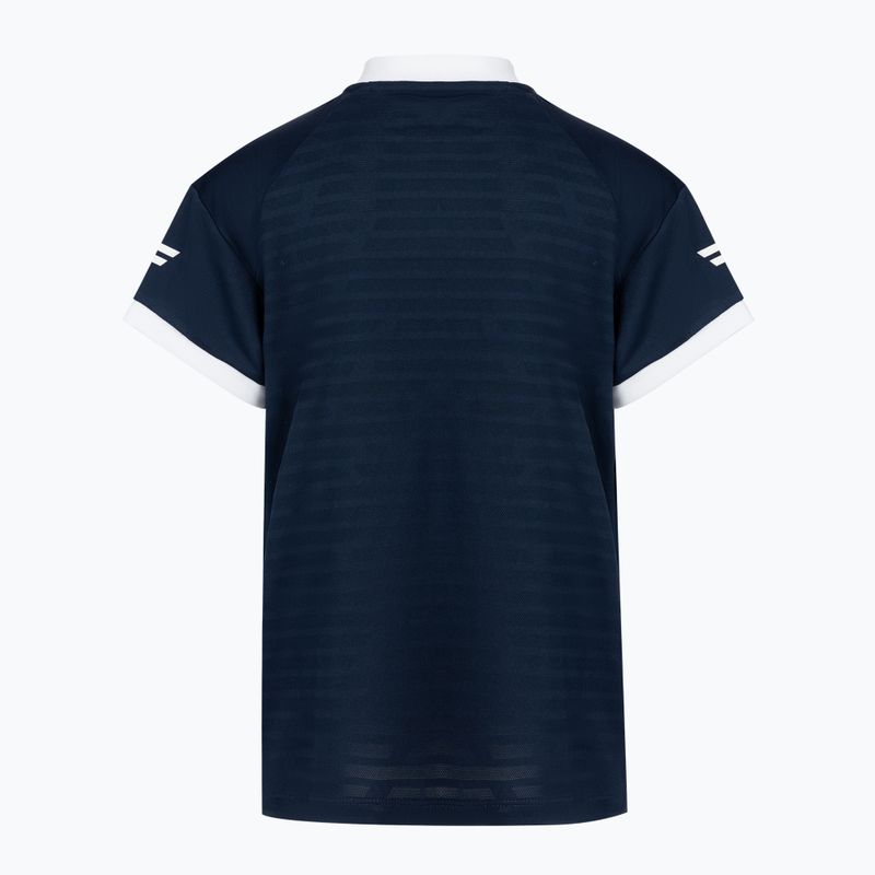 Kinder-Tennisshirt Tecnifibre Polo blau 22F3PO F3 2