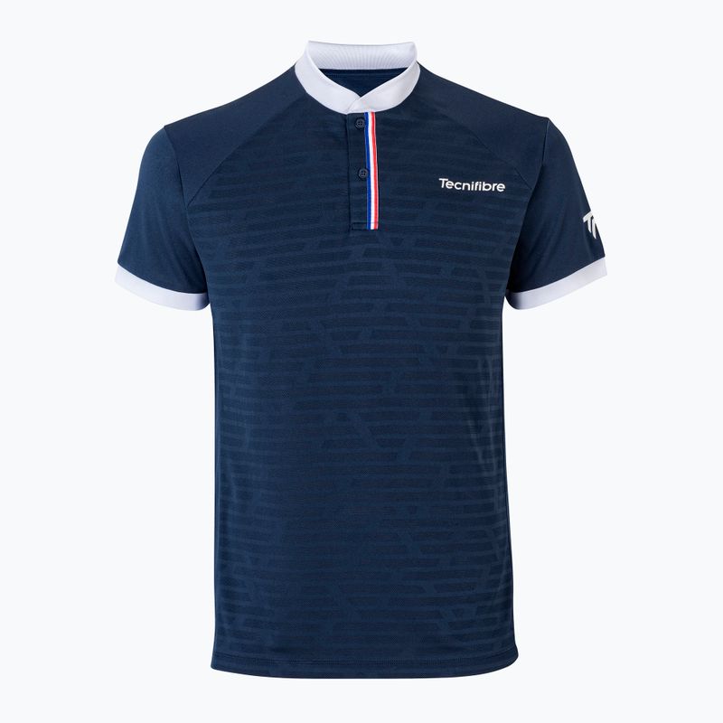 Herren-Tennisshirt Tecnifibre Polo blau 22F3PO F3