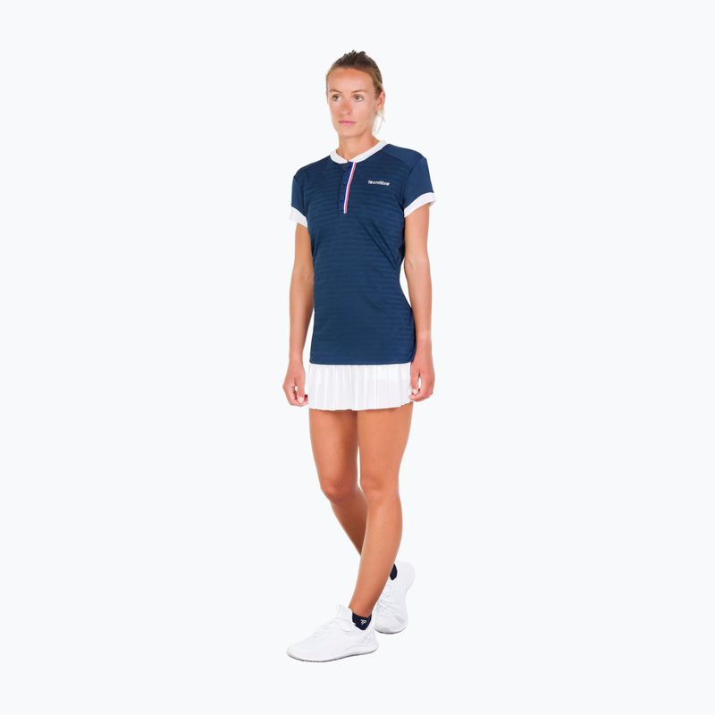 Damen-Tennisshirt Tecnifibre Tank blau 22LAF3 F3 3