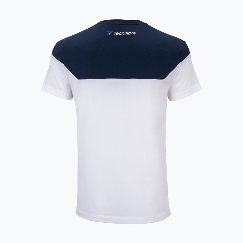 Herren Tecnifibre Training Tennishemd weiß 22TRAITEE 2