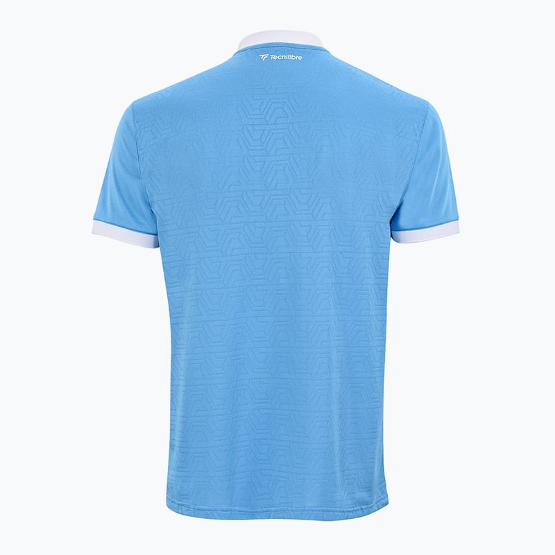 Herren Tennis-Poloshirt Tecnifibre Team Mesh azur 4