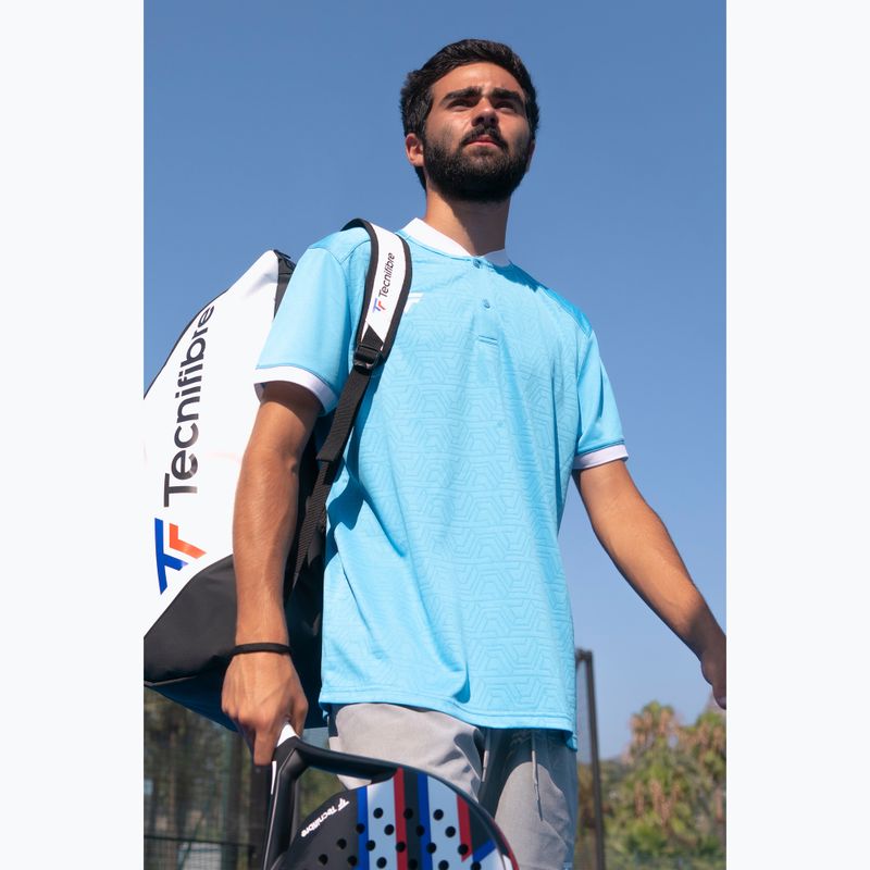 Herren Tennis-Poloshirt Tecnifibre Team Mesh azur 5