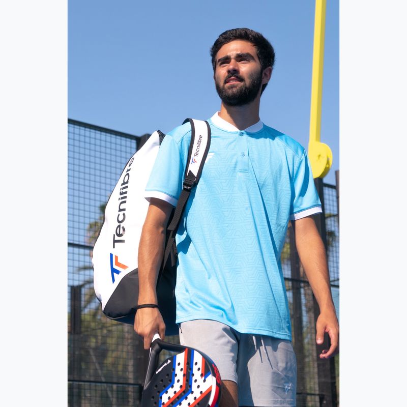 Herren Tennis-Poloshirt Tecnifibre Team Mesh azur 6