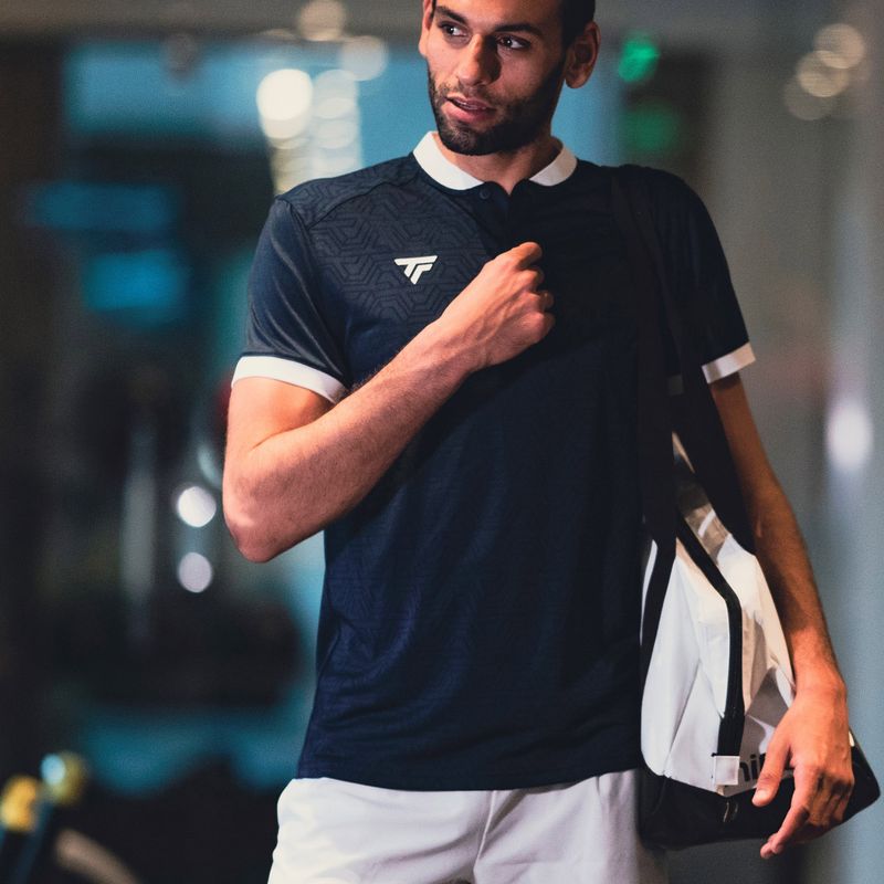 Herren Tennis-Poloshirt Tecnifibre Team Mesh navy blau 22MEPOMA32 5