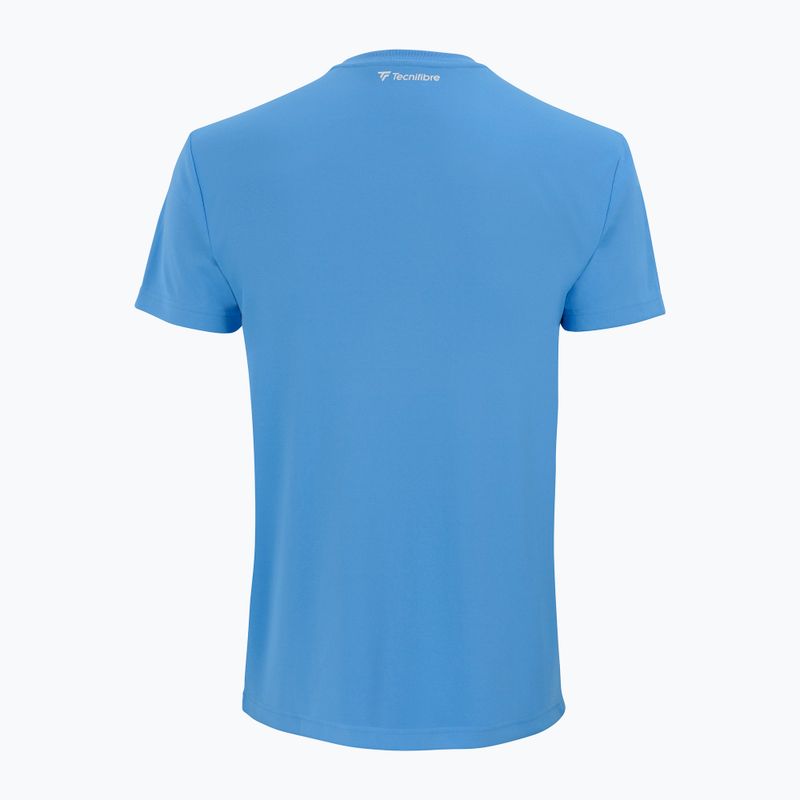 Herren Tennishemd Tecnifibre Team Tech Tee blau 22TETEAZ35 3