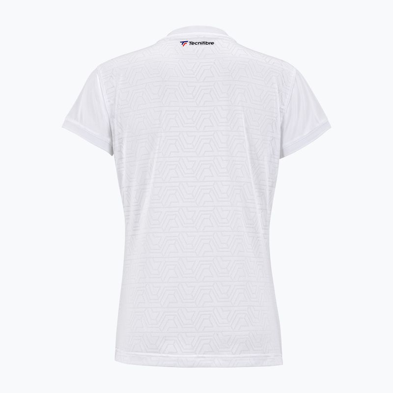 Damen-Tennisshirt Tecnifibre Team Mesh weiß 4