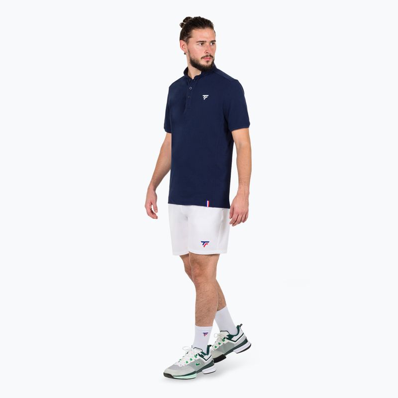Herren-T-Shirt Tecnifibre Polo Pique marine 2