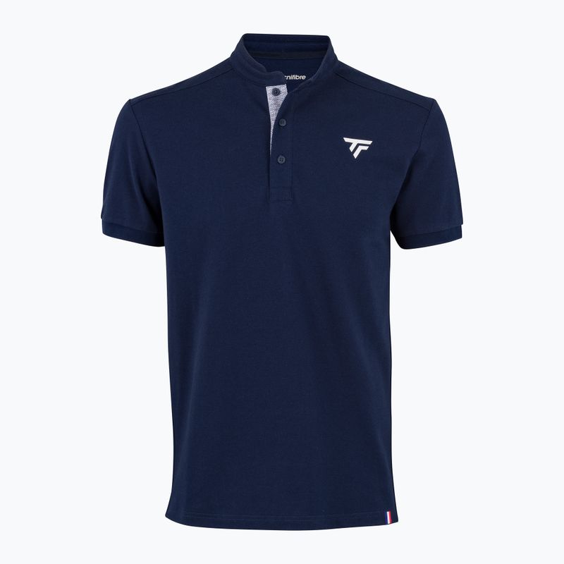 Herren-T-Shirt Tecnifibre Polo Pique marine 3