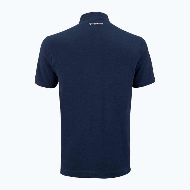 Herren-T-Shirt Tecnifibre Polo Pique marine 4