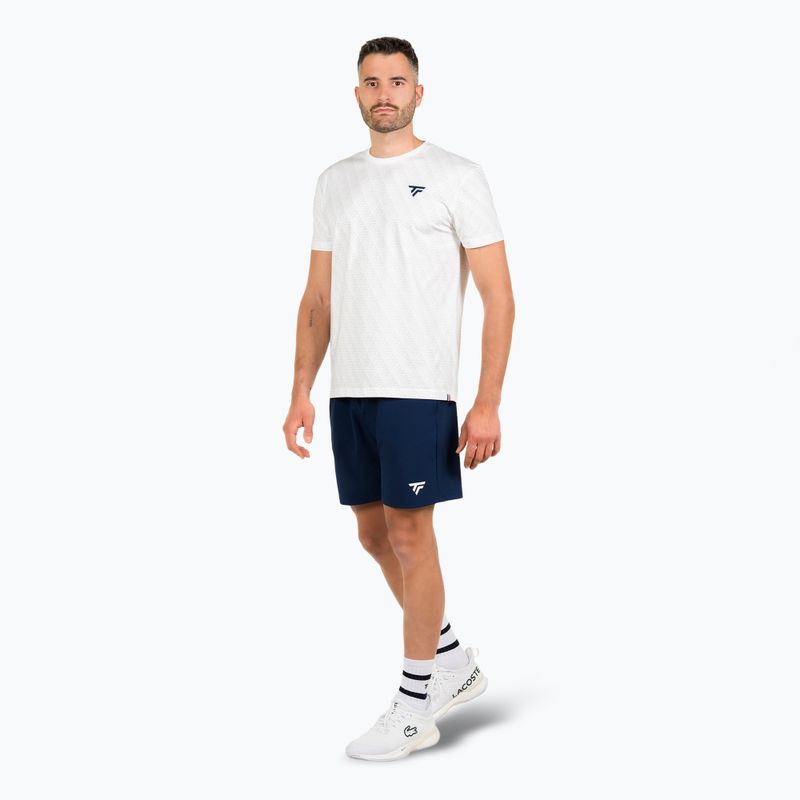 Herren Tennisshirt Tecnifibre Graphic Tee Stretch white 2