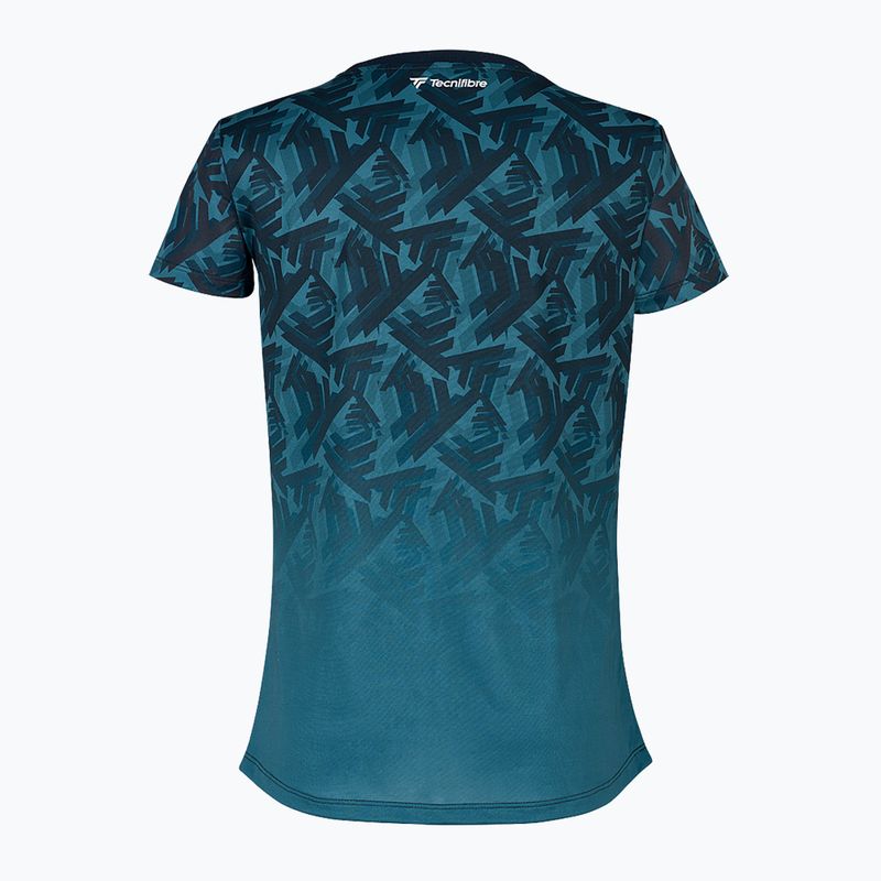 Damen-Tennisshirt Tecnifibre X-Loop Tee teal 2