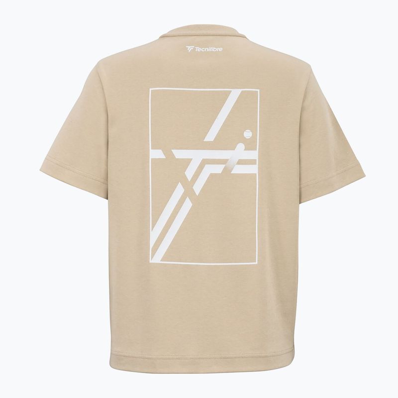 Damen-T-Shirt Tecnifibre Graphic Tee W sand 5