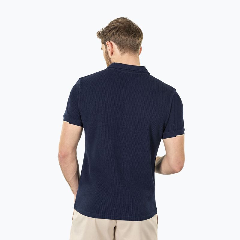 Herren Poloshirt Tecnifibre Waffle navy 3
