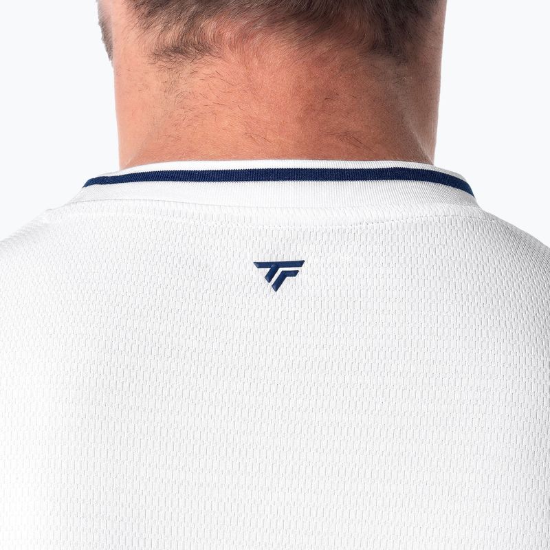 Herren-Tennisshirt Tecnifibre Team Tech white 3
