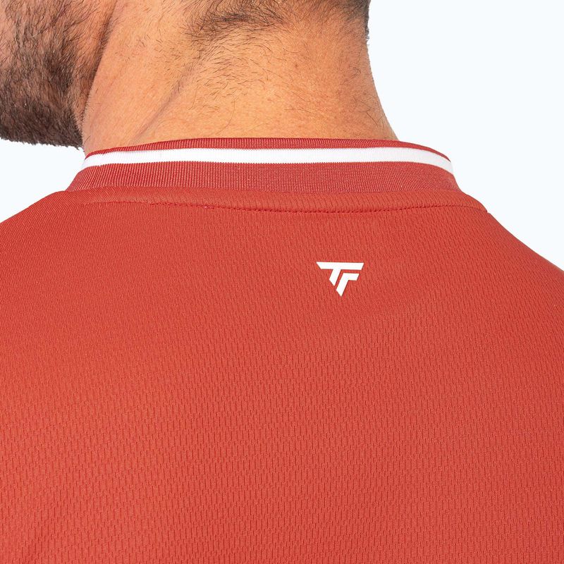 Herren-Tennisshirt Tecnifibre Team Tech terracotta 3