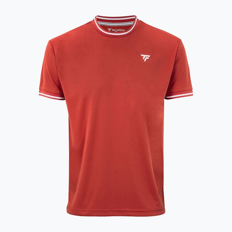 Herren-Tennisshirt Tecnifibre Team Tech terracotta 4
