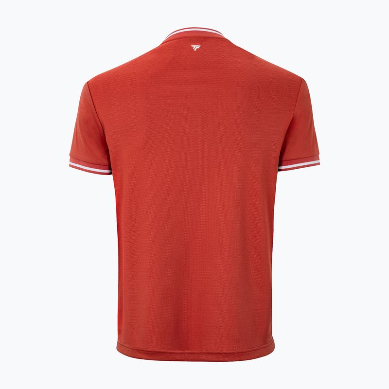 Herren-Tennisshirt Tecnifibre Team Tech terracotta 5