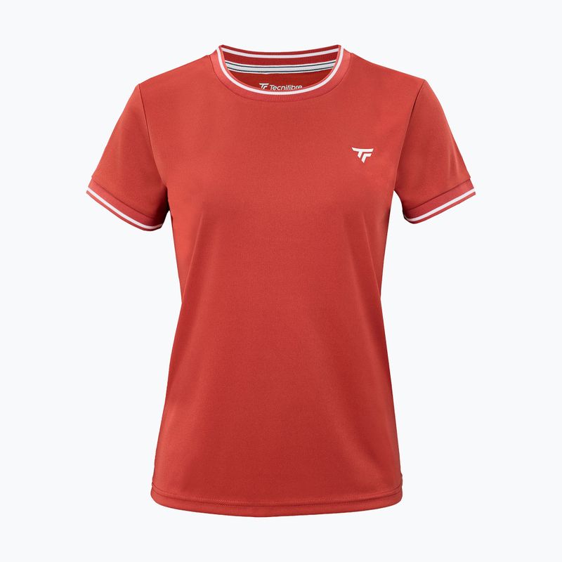 Damen-Tennisshirt Tecnifibre Team Tech terracotta 4