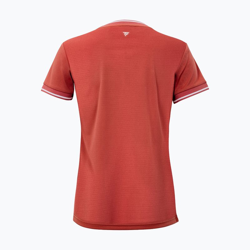 Damen-Tennisshirt Tecnifibre Team Tech terracotta 5
