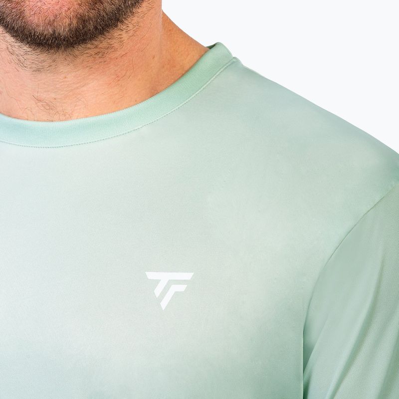 Herren-Tennisshirt Tecnifibre Team X-Loop sage 4