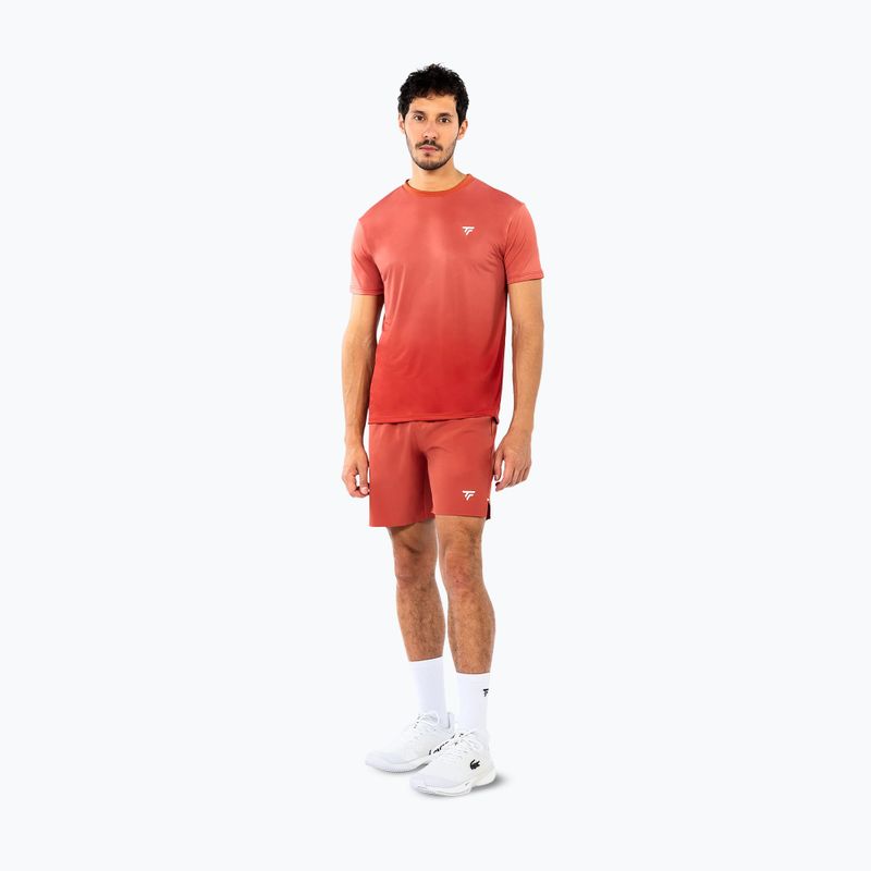 Herren-Tennisshirt Tecnifibre Team X-Loop terracotta 2