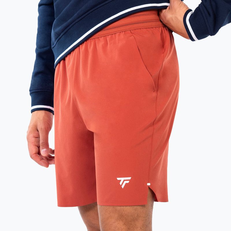 Herren-Tennisshorts Tecnifibre Team Stretch Short terracotta