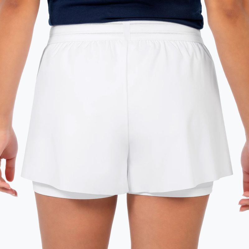 Tennisshorts Damen Tecnifibre Team Stretch Short W white 4