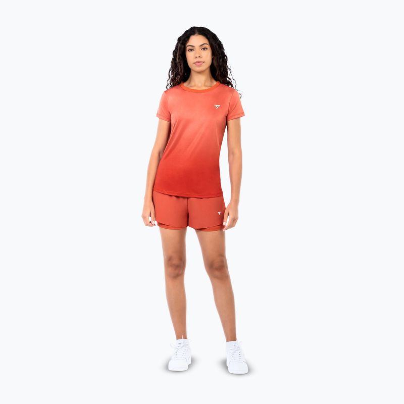 Tennisshorts Damen Tecnifibre Team Stretch Short W terracotta 2
