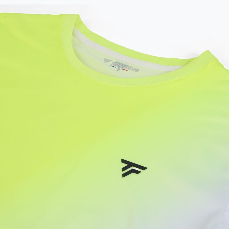 Herren-Tennisshirt Tecnifibre X-Loop Tee white/yellow 6
