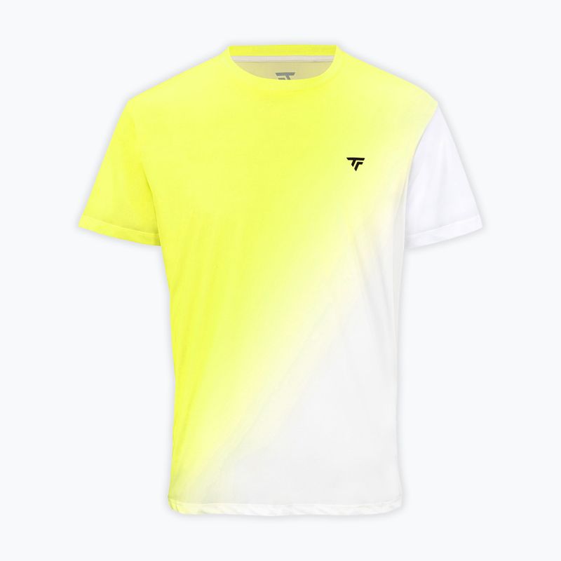 Herren-Tennisshirt Tecnifibre X-Loop Tee white/yellow 4