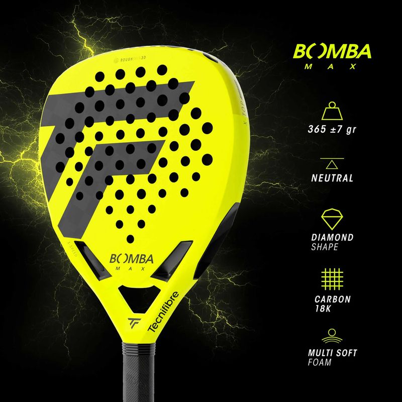 Padel-Schläger Tecnifibre Max Bomb 8