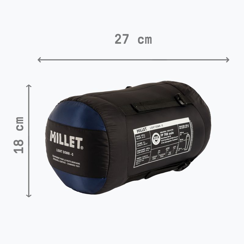 Schlafsack Millet Light Down -5° navy blue 5