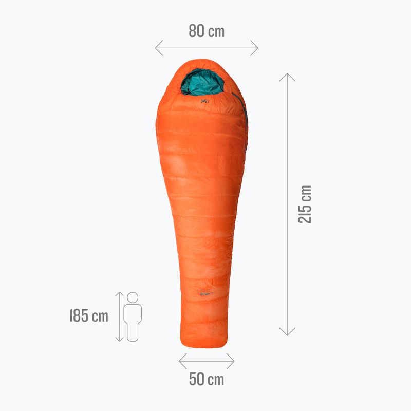 Schlafsack Millet Light Down 5 orange 4