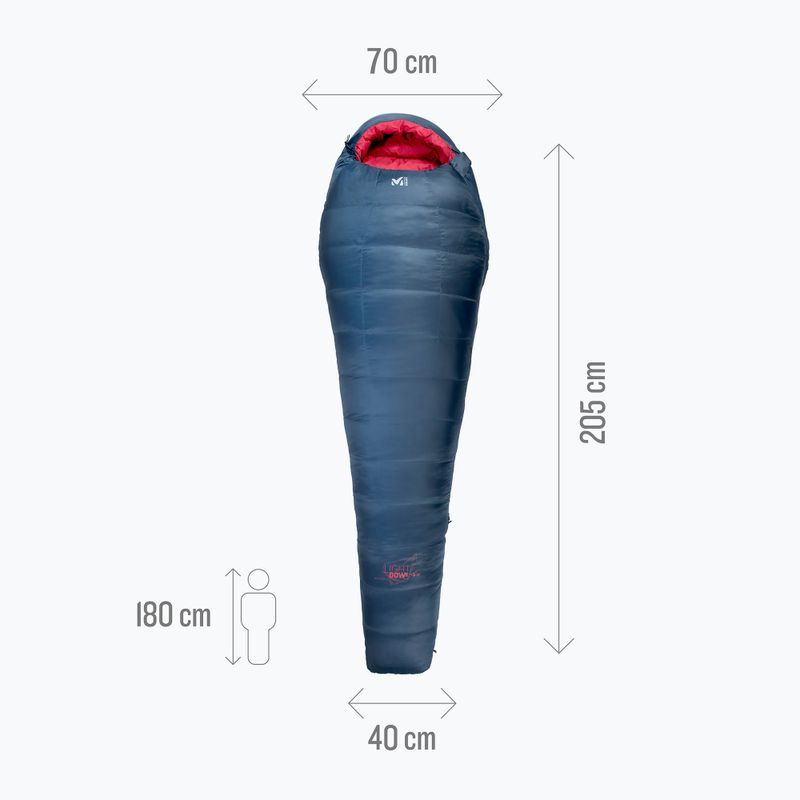 Damen‐Schlafsack Millet Light Down -5° blue orion 4