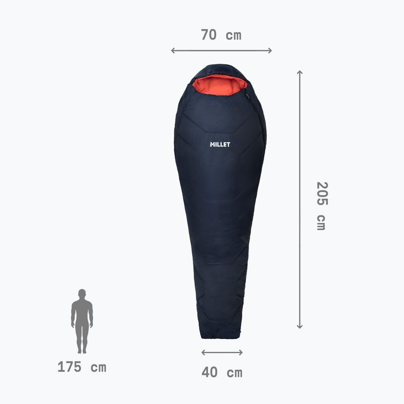 Millet Baikal 1100 Saphir Damenschlafsack 4