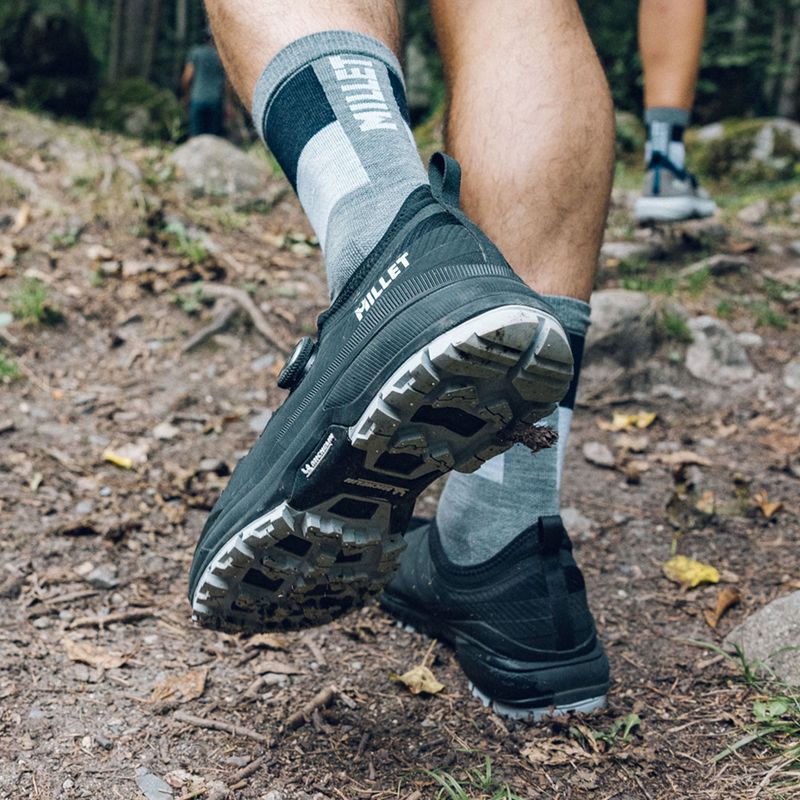 Millet Seneca Mid heather grey Socken 3