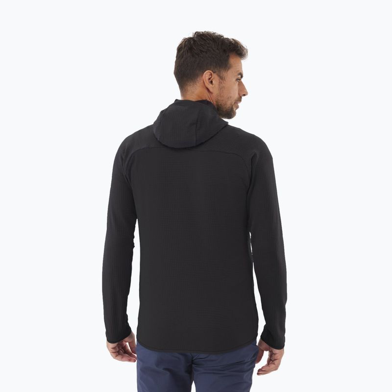 Sweatshrit Hoodie Herren Millet Fusion Grid Hoodie black/noir 3