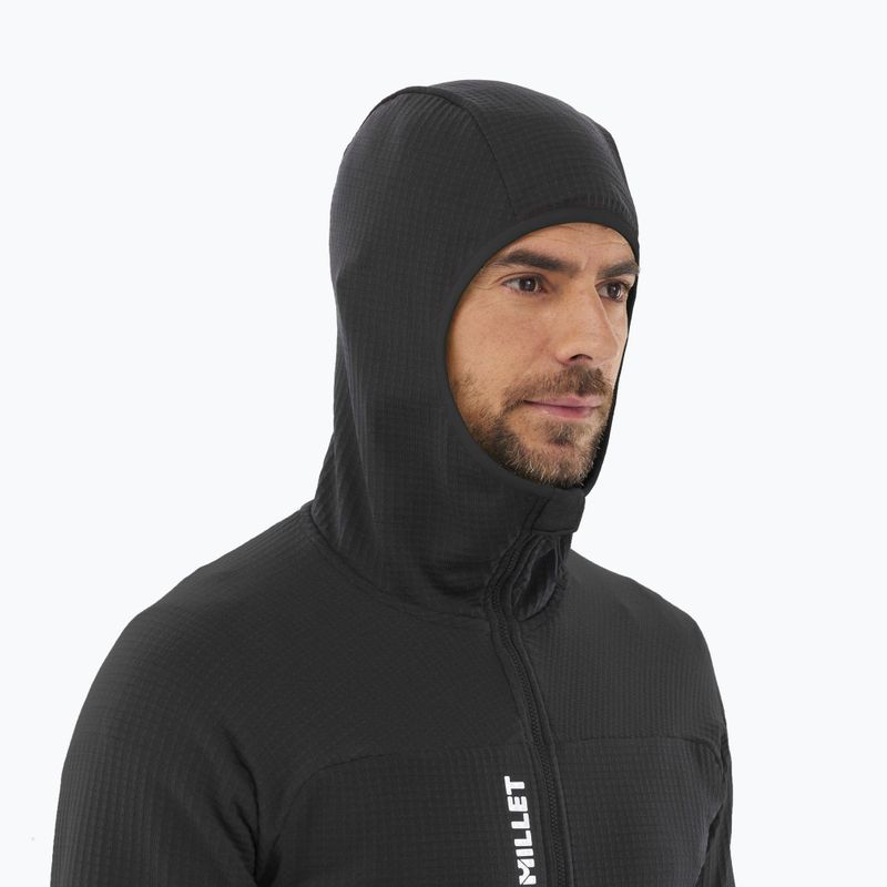 Sweatshrit Hoodie Herren Millet Fusion Grid Hoodie black/noir 4