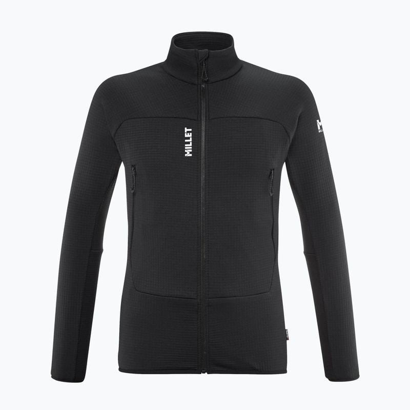 Sweatshrit Hoodie Herren Millet Fusion Grid black/noir 6