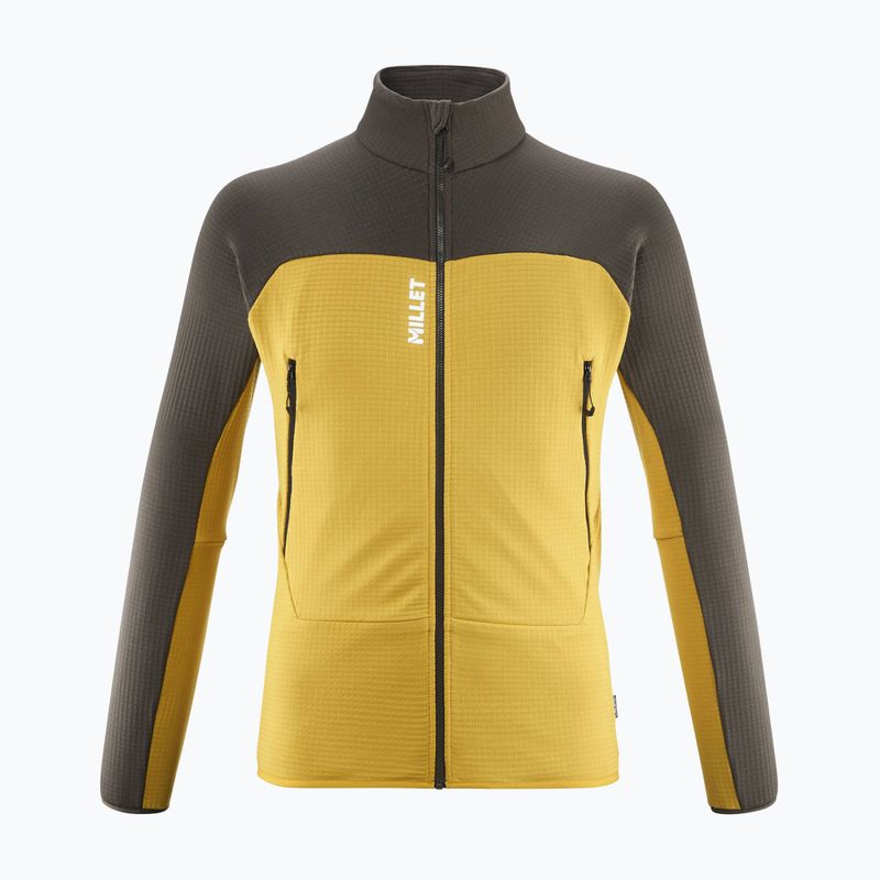 Sweatshrit Hoodie Herren Millet Fusion Grid safran/deep jungle 5